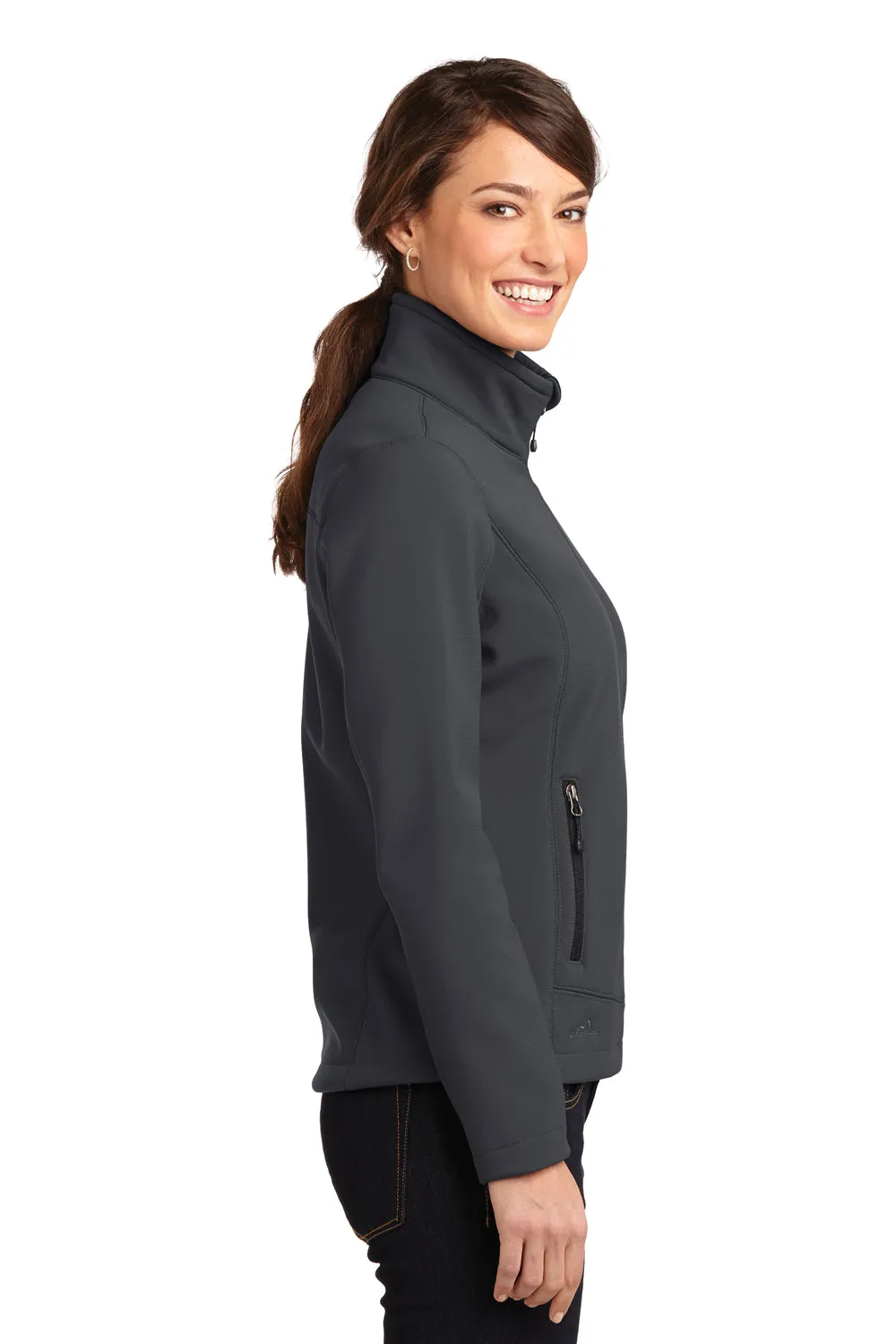 Eddie Bauer Womens Rugged Water Resistant Full Zip Jacket - Steel Grey  Exquisite Clothing Eddie-Bauer