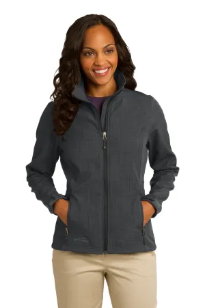 Eddie Bauer Womens Shaded Crosshatch Wind & Water Resistant Full Zip Jacket - Grey  Exquisite Clothing Eddie-Bauer