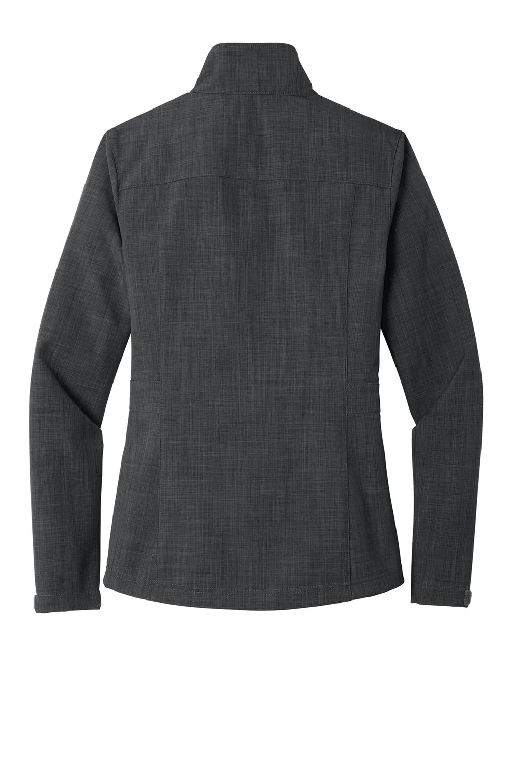 Eddie Bauer Womens Shaded Crosshatch Wind & Water Resistant Full Zip Jacket - Grey  Exquisite Clothing Eddie-Bauer