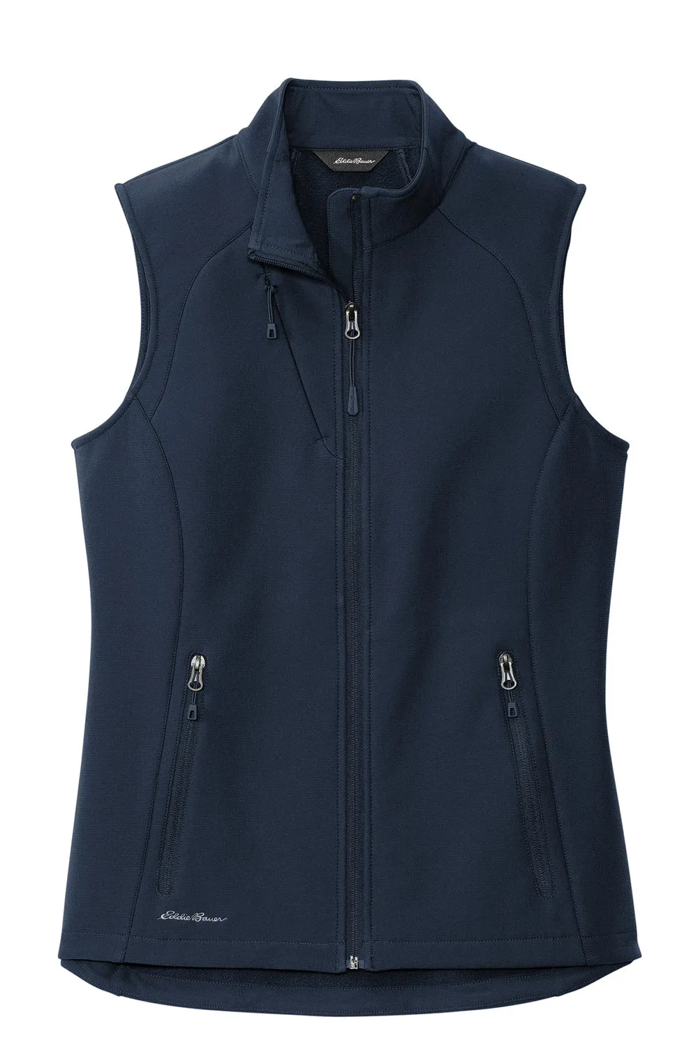 Eddie Bauer Womens Stretch Soft Shell Full Zip Vest - River Navy Blue  Exquisite Clothing Eddie-Bauer