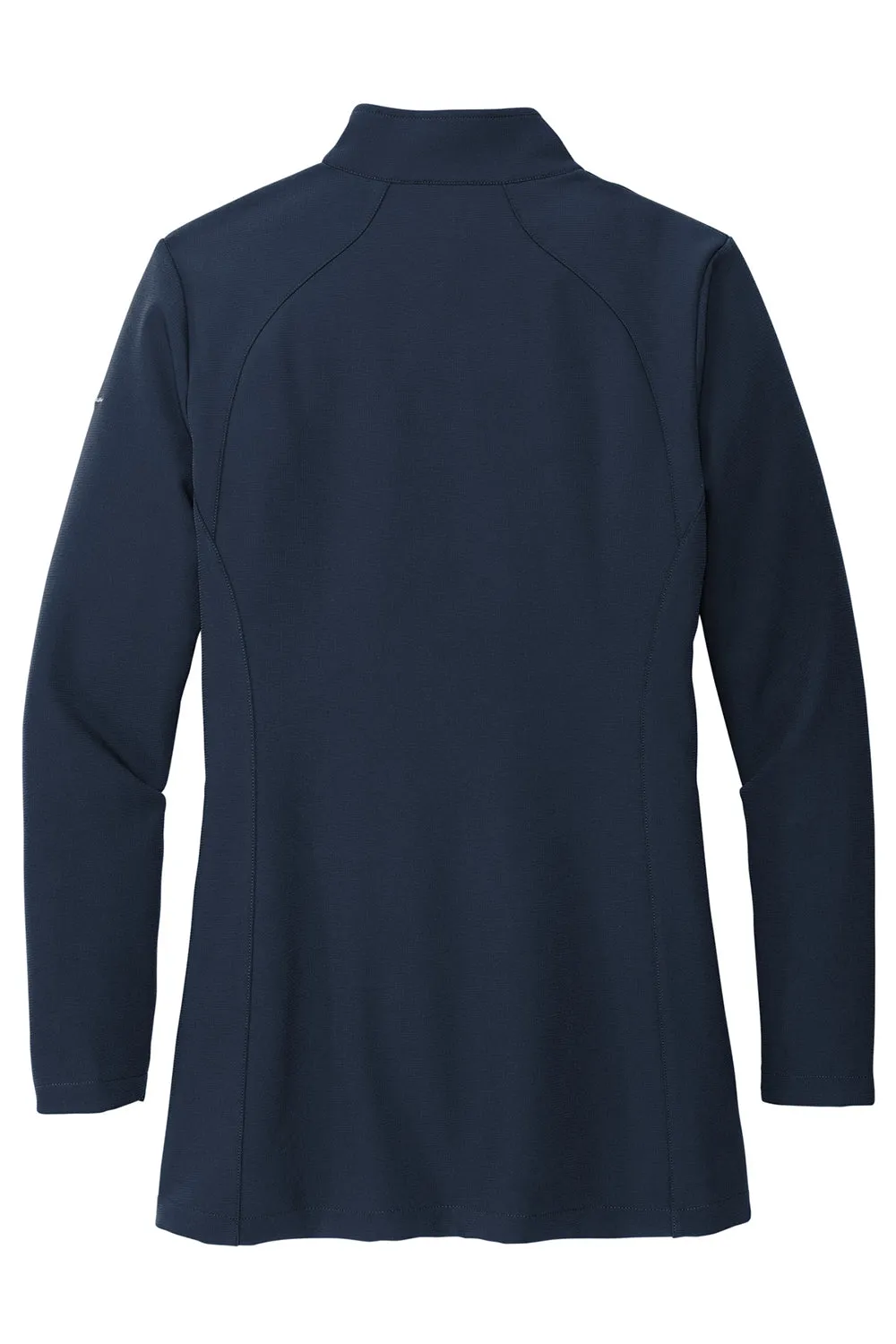 Eddie Bauer Womens Stretch Water Resistant Full Zip Soft Shell Jacket - River Navy Blue  Exquisite Clothing Eddie-Bauer