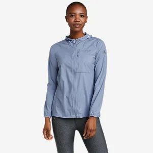 Eddie Bauer Women's Super Sevens Wind Jacket - Dusty Blue Eddie Bauer