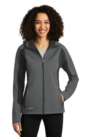 Eddie Bauer Womens Trail Water Resistant Full Zip Hooded Jacket - Metal Grey  Exquisite Clothing Eddie-Bauer