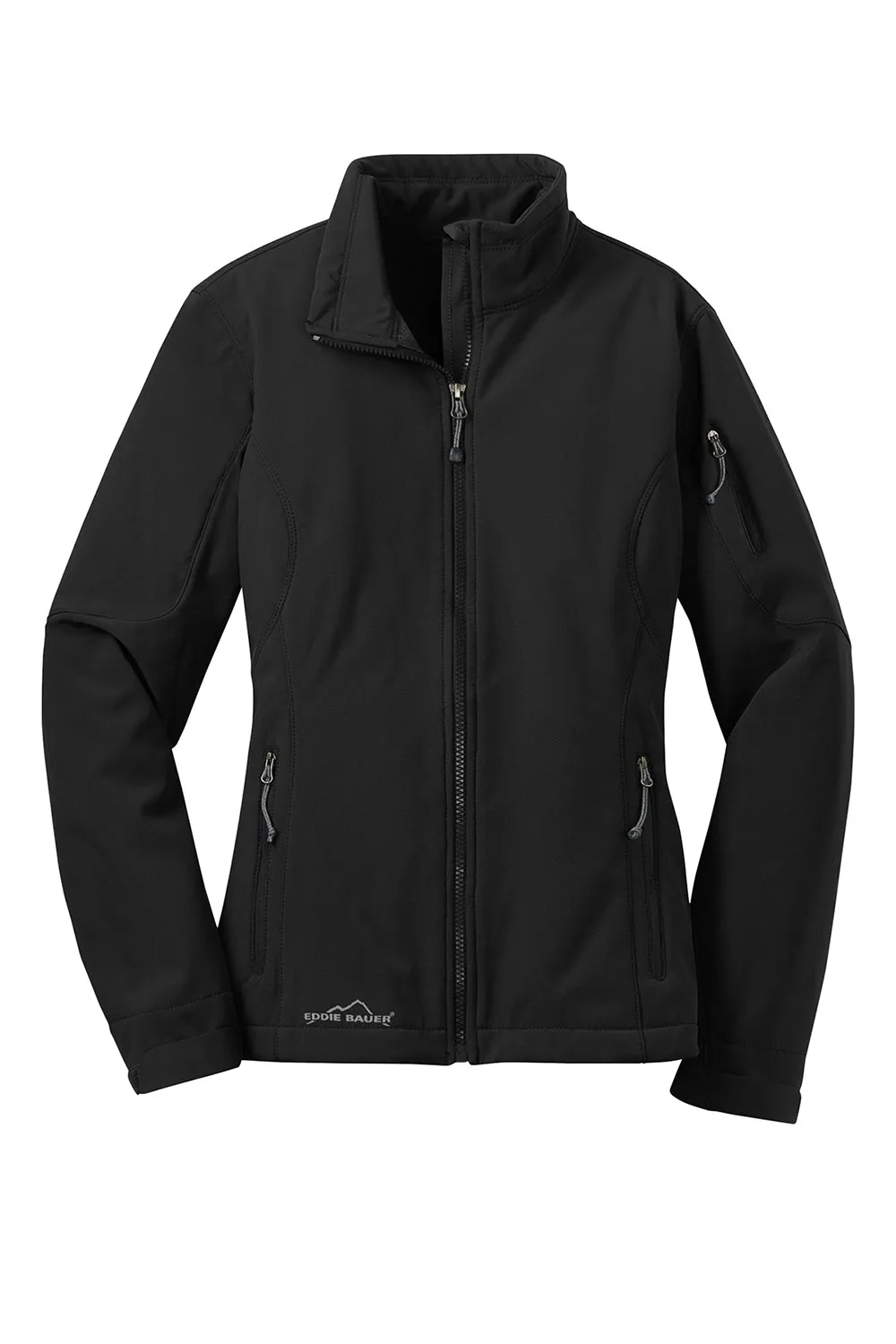 Eddie Bauer Womens Water Resistant Full Zip Jacket - Black  Exquisite Clothing Eddie-Bauer