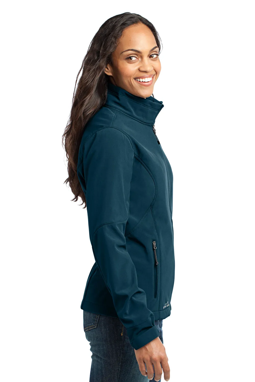 Eddie Bauer Womens Water Resistant Full Zip Jacket - Dark Adriatic Blue  Exquisite Clothing Eddie-Bauer
