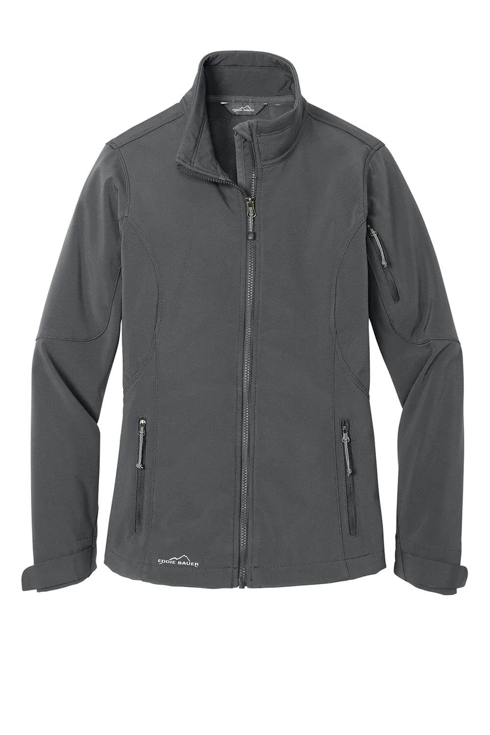 Eddie Bauer Womens Water Resistant Full Zip Jacket - Steel Grey  Exquisite Clothing Eddie-Bauer