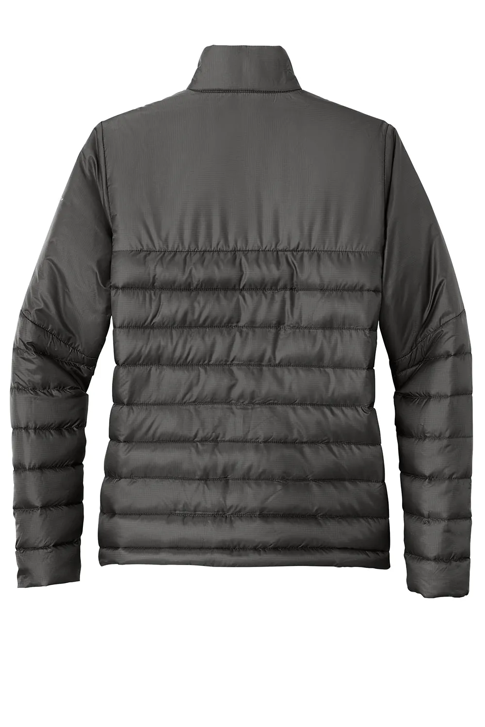 Eddie Bauer Womens Water Resistant Quilted Full Zip Jacket - Iron Gate Grey