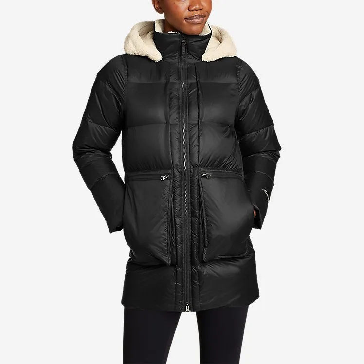 Eddie Bauer Women's Winter Coat Eastlake Down Parka Jacket - Black Eddie Bauer