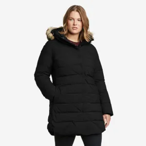 Eddie Bauer Women's Winter Coat Sun Valley Frost Down Parka Jacket - Black Eddie Bauer