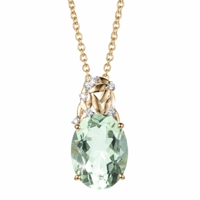 Eden Green Amethyst Pendant