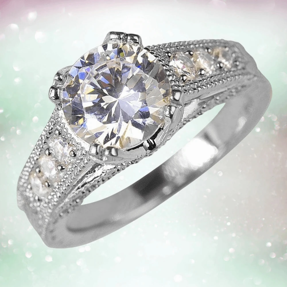 Eliana Rhodium Ring