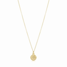 enewton 16" Necklace Gold-Blessing Small Gold Disc