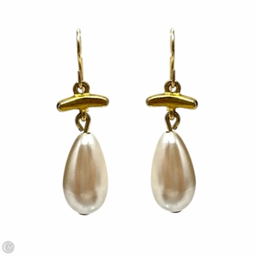 Faux Pearl Drop Earrings By Unbranded