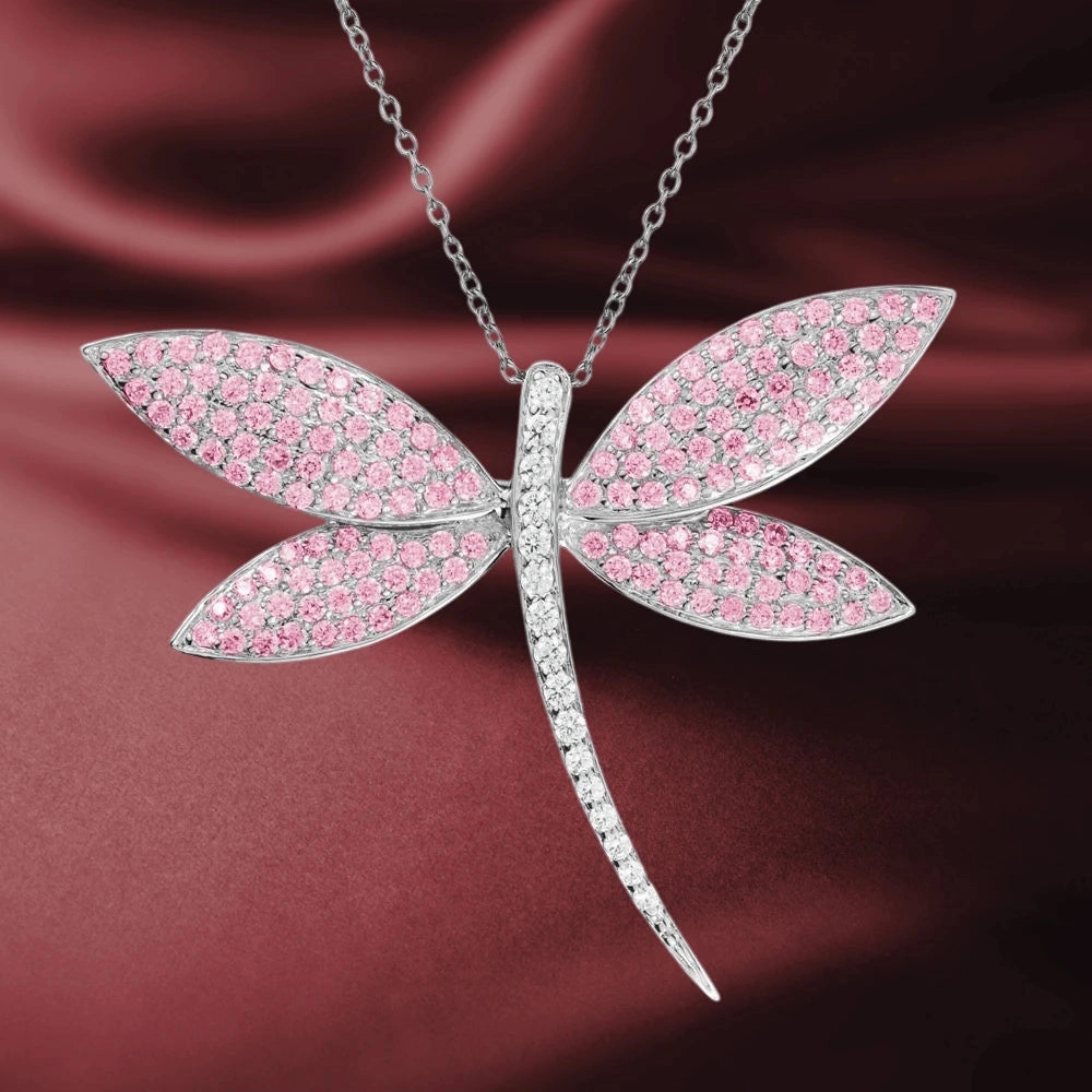 Fly Away Brooch Pink