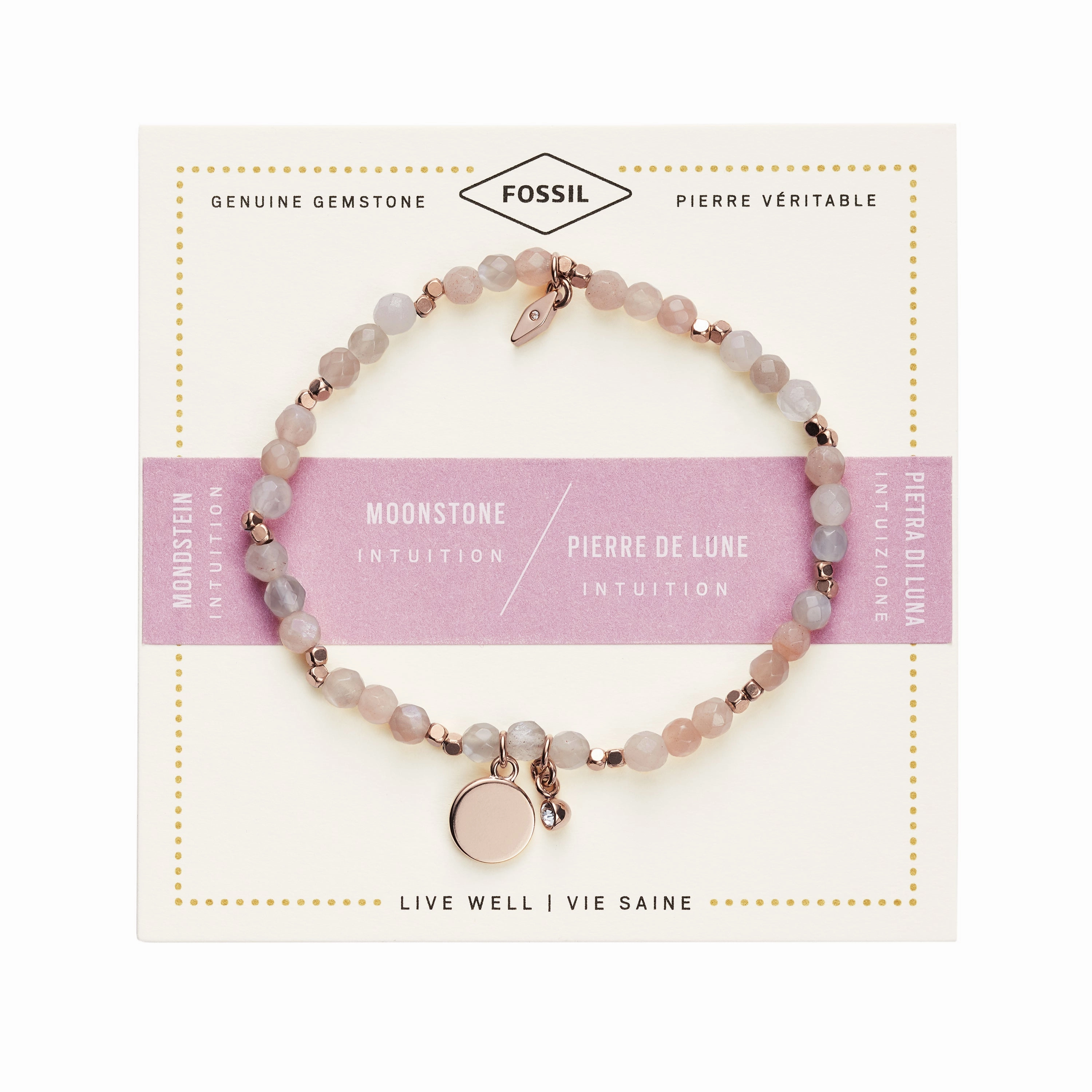 Fossil Wellness Nude Bracelet JA6945791