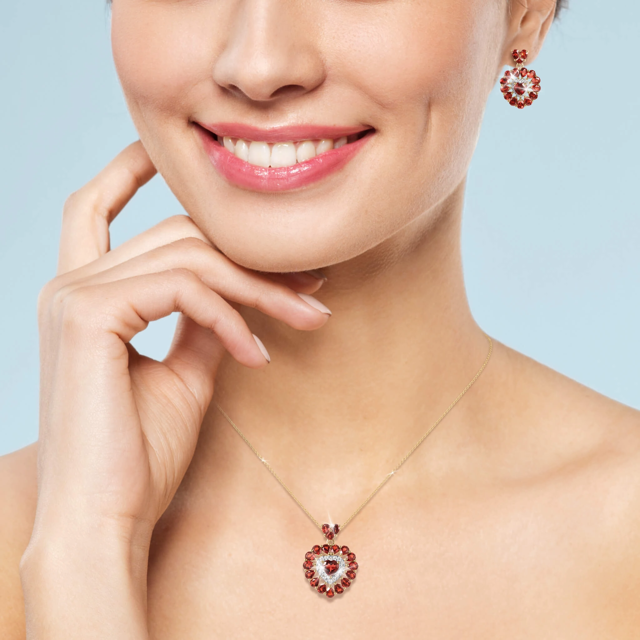 Garnet Aglow Pendant