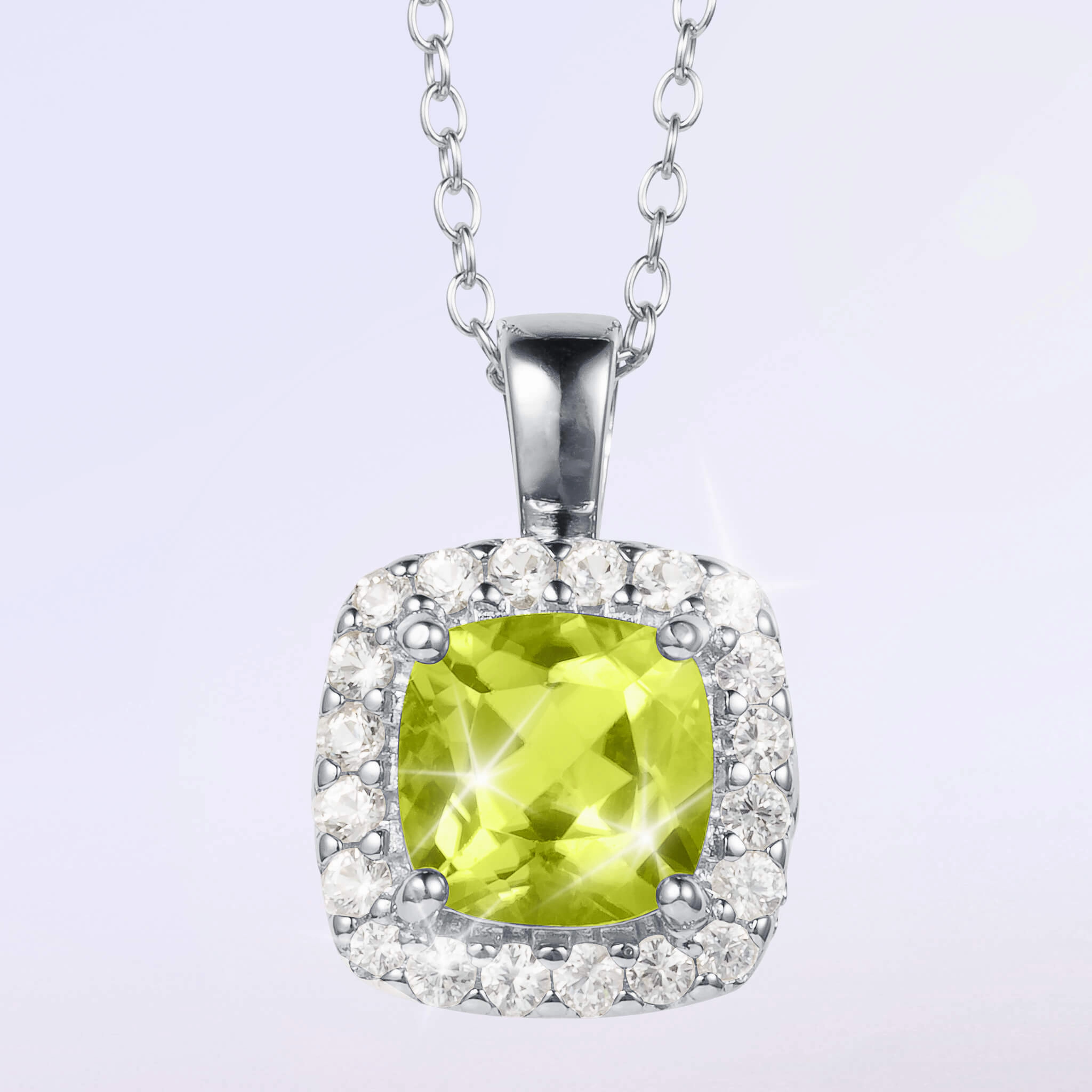 Gemfire Sparkle Peridot Pendant