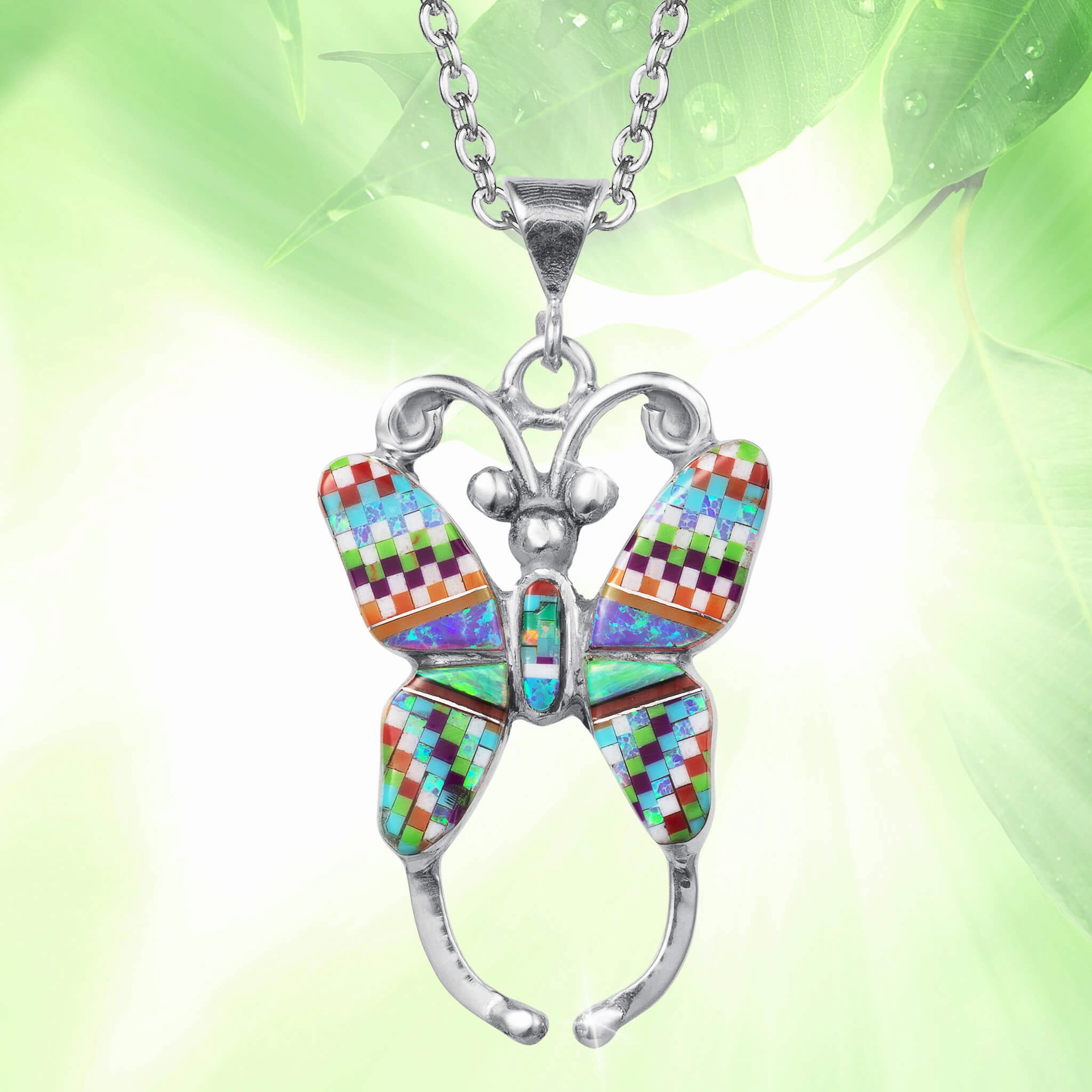 Gemflight Butterfly Pendant