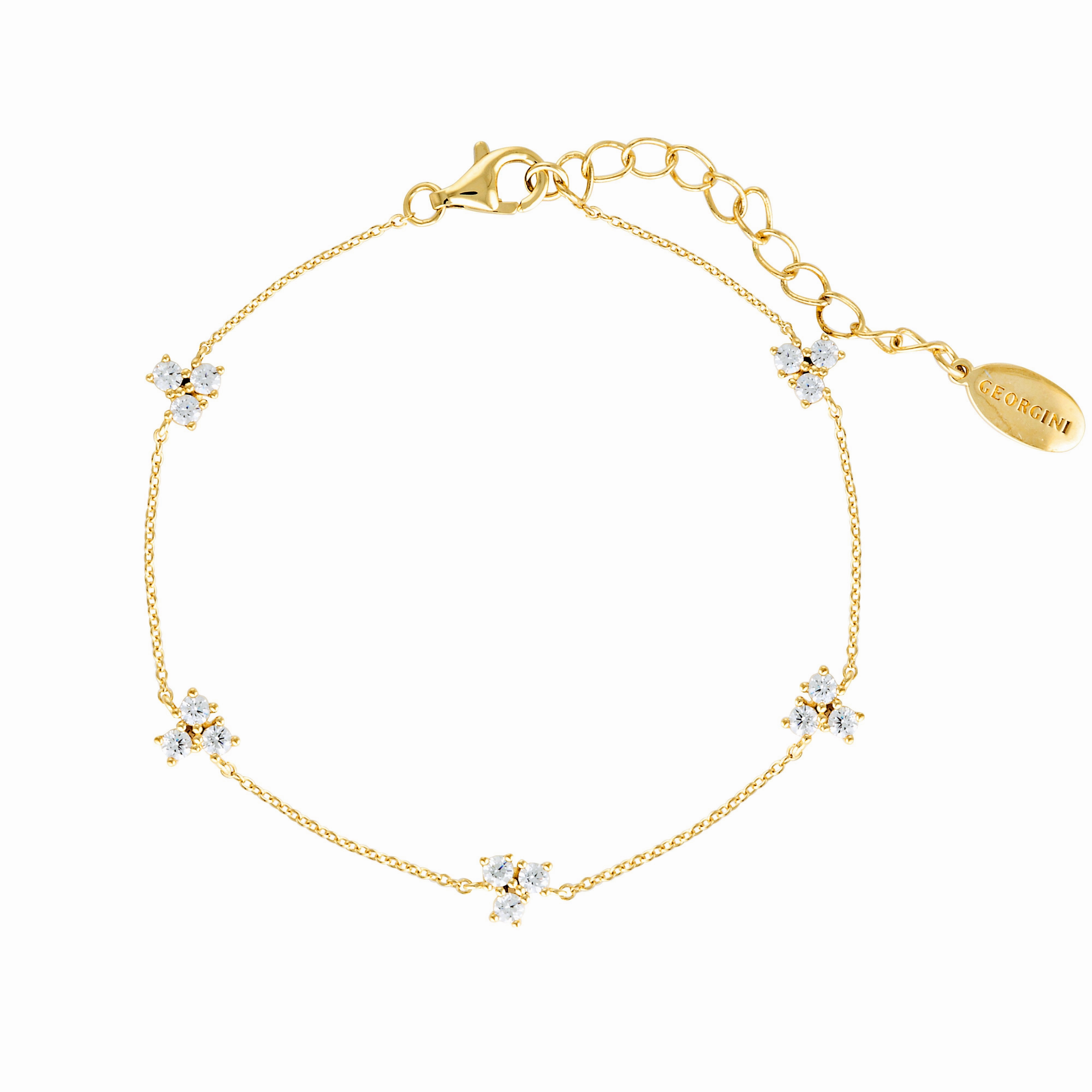 GEORGINI THE LAYERED EDIT TROIS BRACELET GOLD