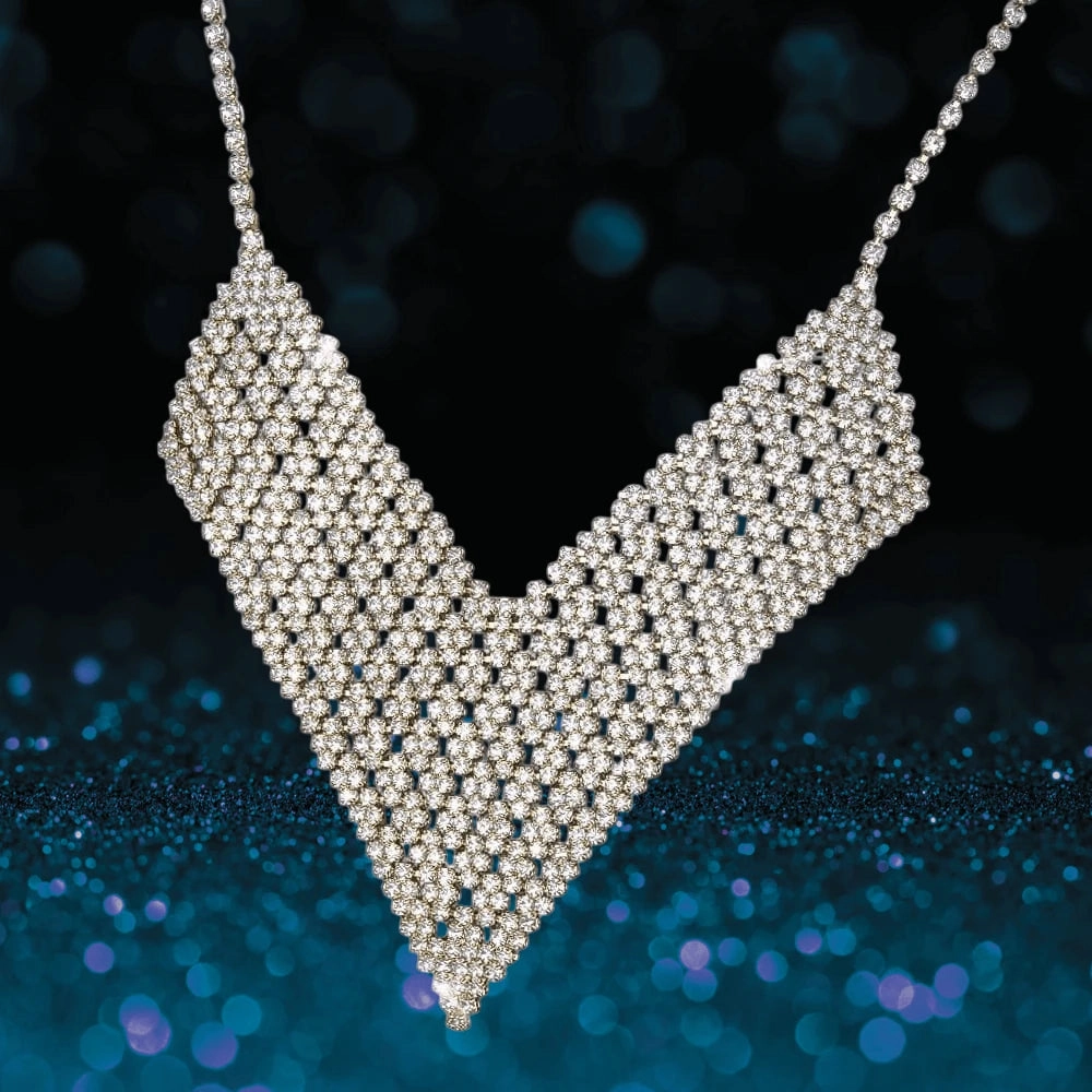 Glamorama Gold Statement Necklace