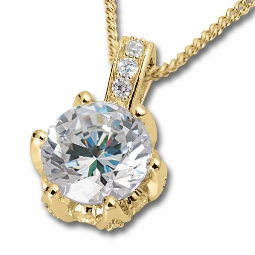 Gold Lotus Pendant