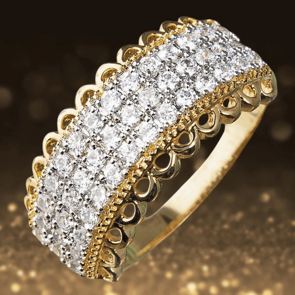 Golden Lace Ring