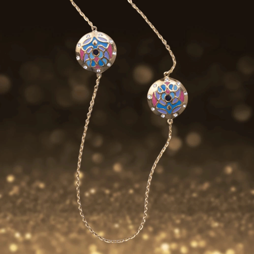 Golden Peacock Necklace