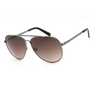 Guess Men's Sunglasses - Gradient Lens Matte Gunmetal/Black Metal Frame | GU00059 09F Guess Sunglasses