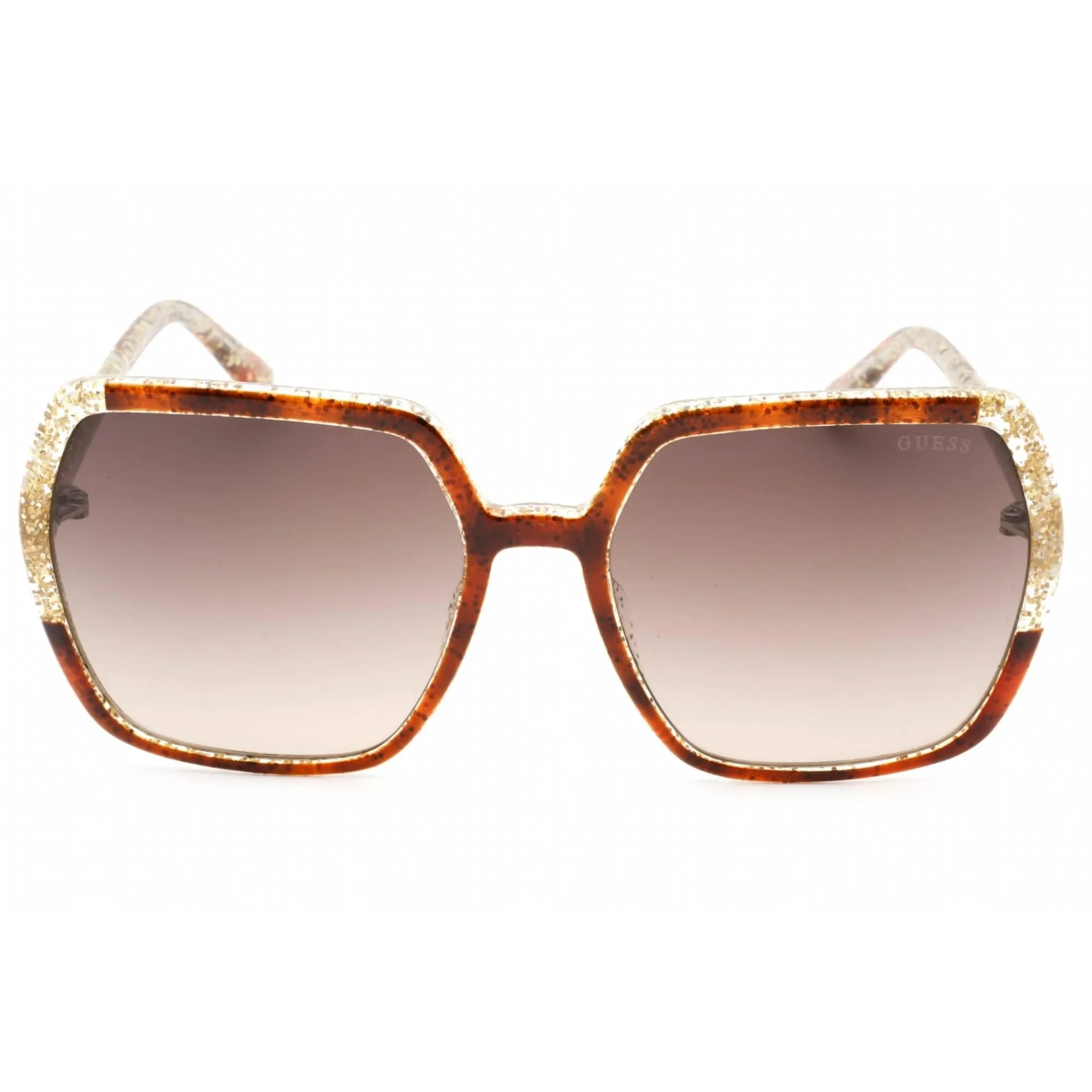 Guess Women's Sunglasses - Gradient Brown Lens Dark Havana Square Frame | GU7883 52F Guess Sunglasses