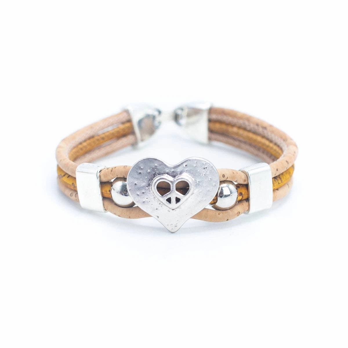 Handmade Cork Bracelet  BR-468-MIX-5NEW