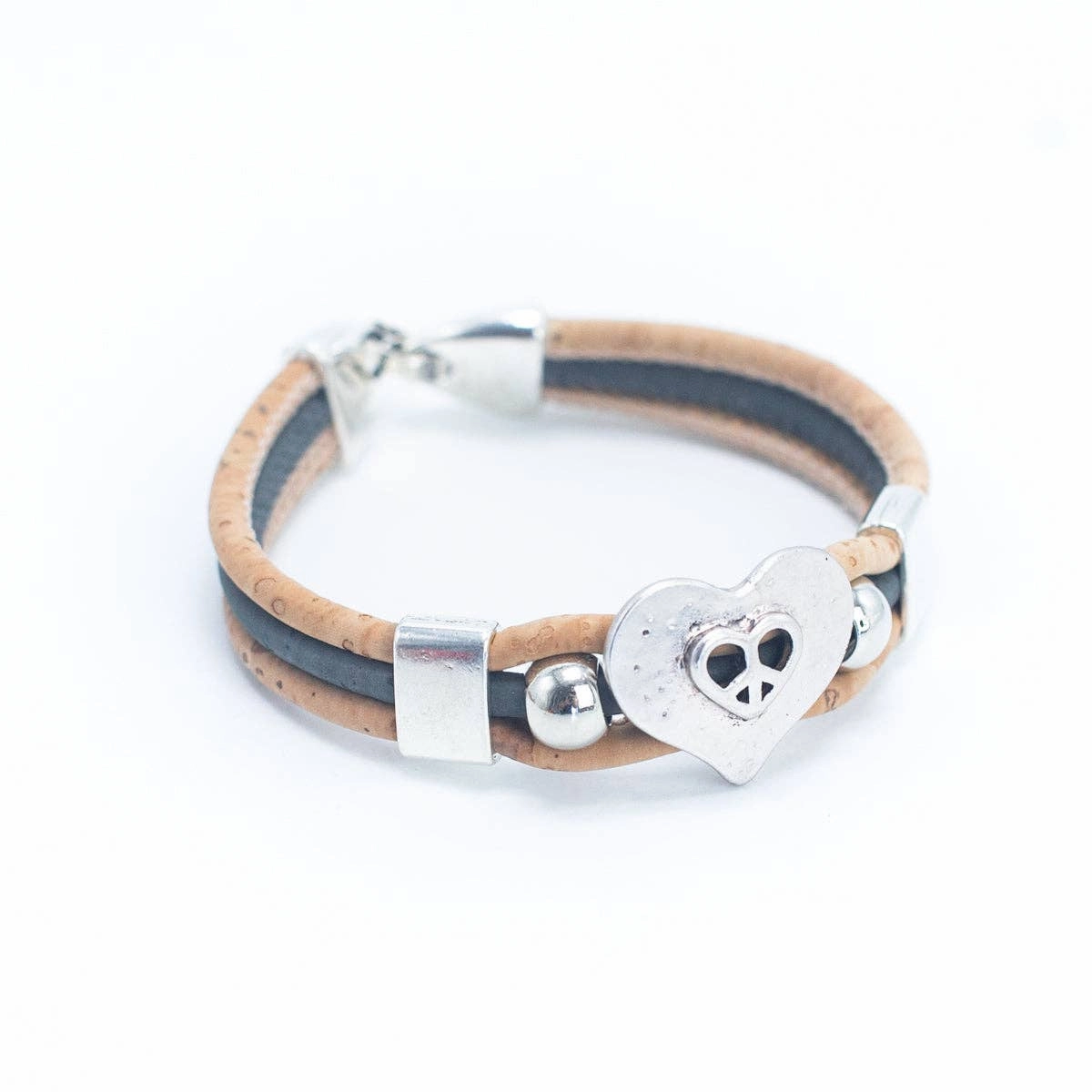 Handmade Cork Bracelet  BR-468-MIX-5NEW