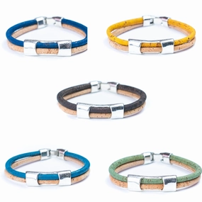 handmade cork Women's Bracelets  BRW-022-MIX-5new