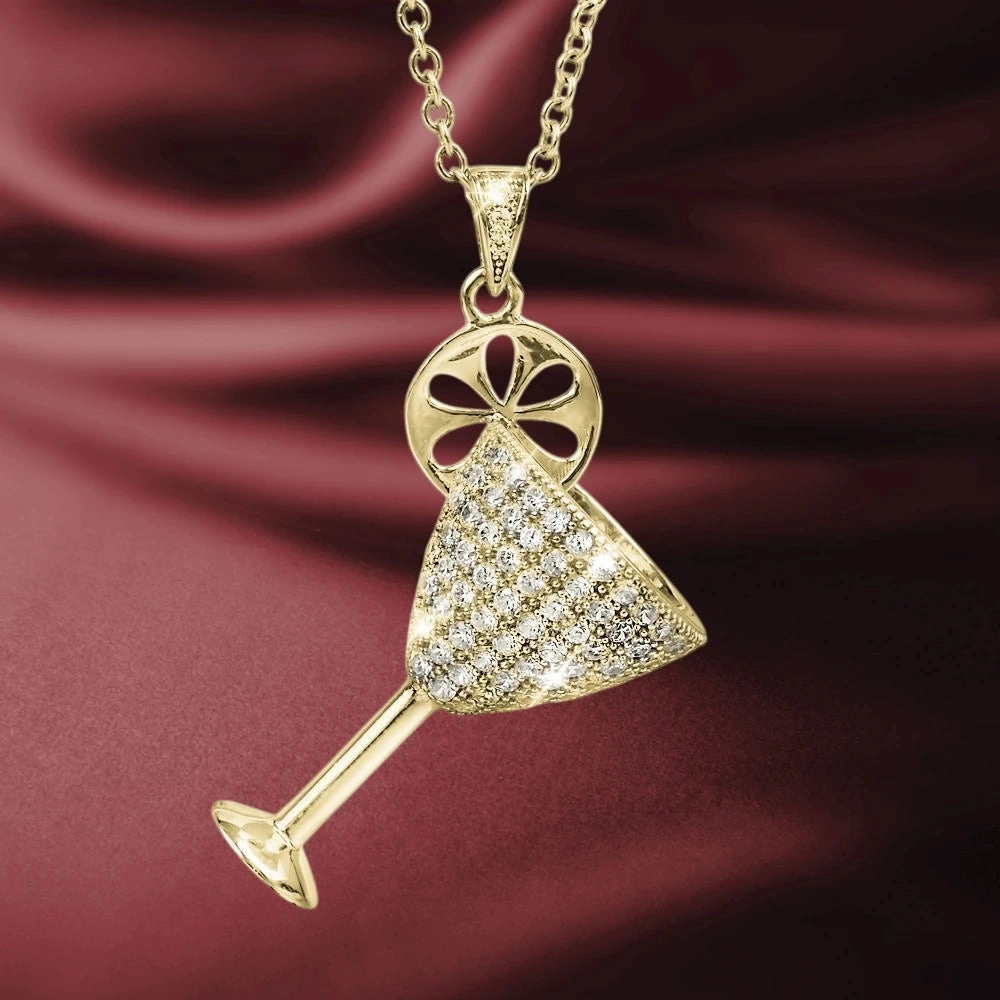 Happy Hour Gold Pendant
