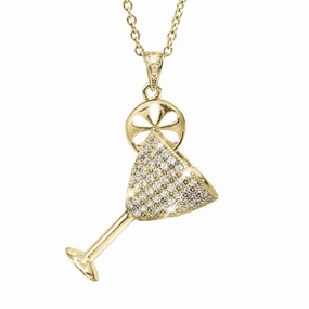 Happy Hour Gold Pendant