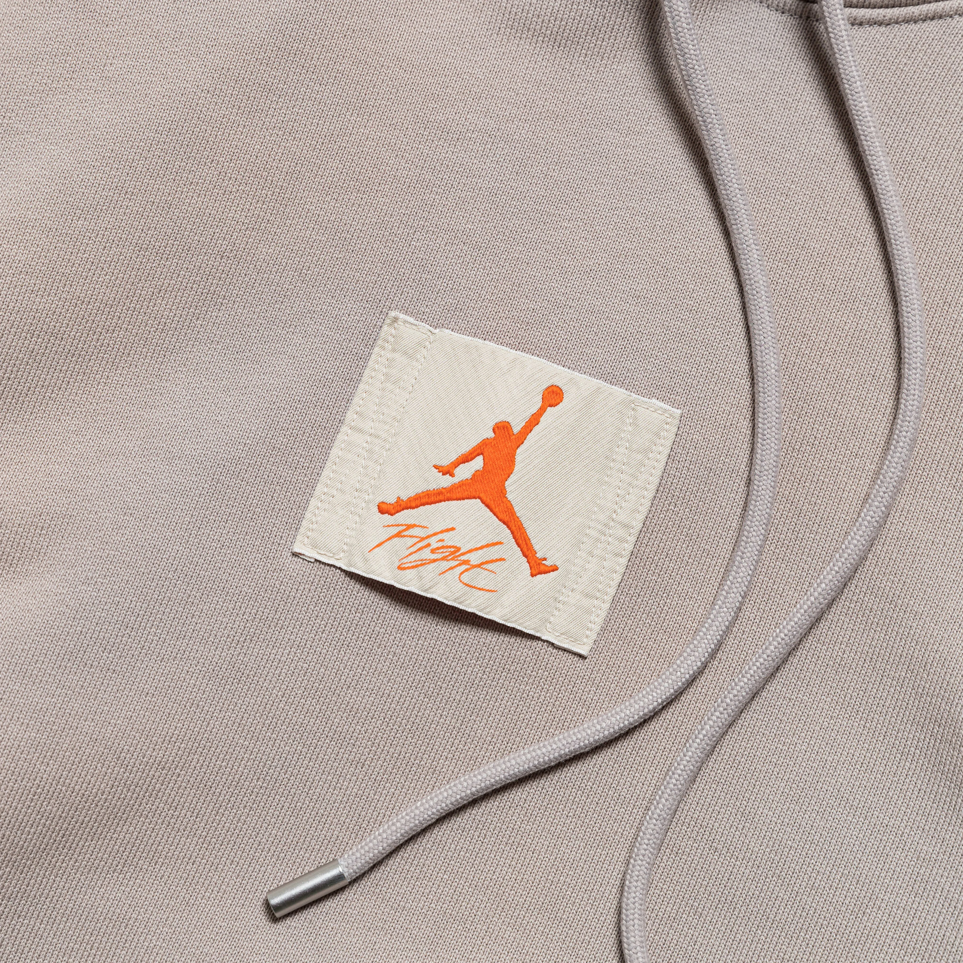 International Flight Club Hoodie × Shelflife - Enigma Stone/Total Orange Jordan Clothing