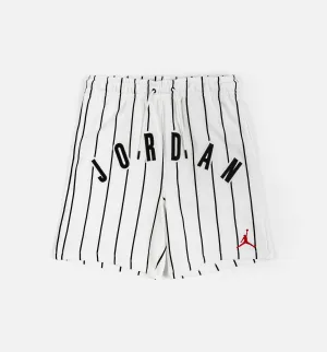 Jordan Clothing Brooklyn Fleece Striped Diamond Mens Short - Black/White