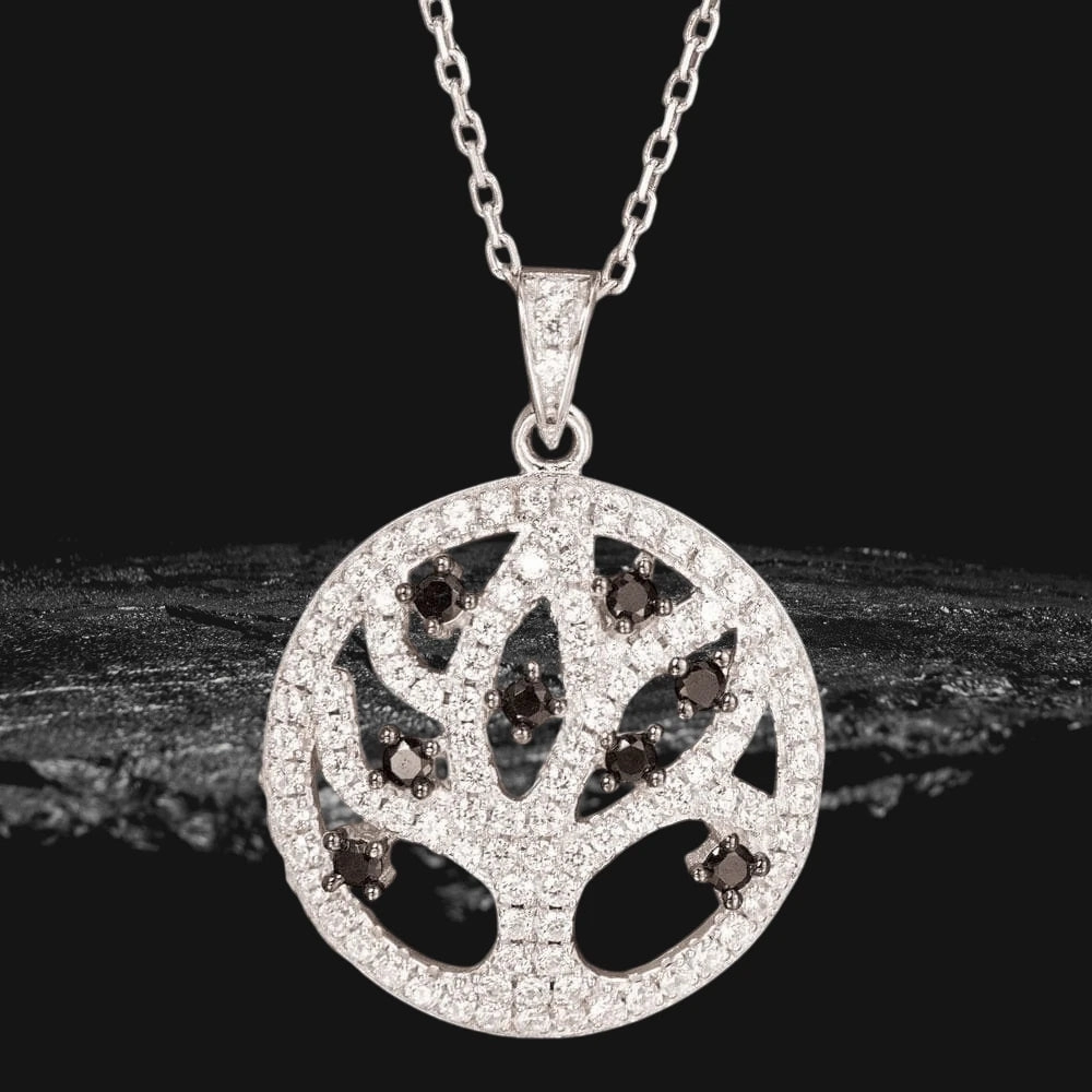 Joshua Tree Rhodium Pendant