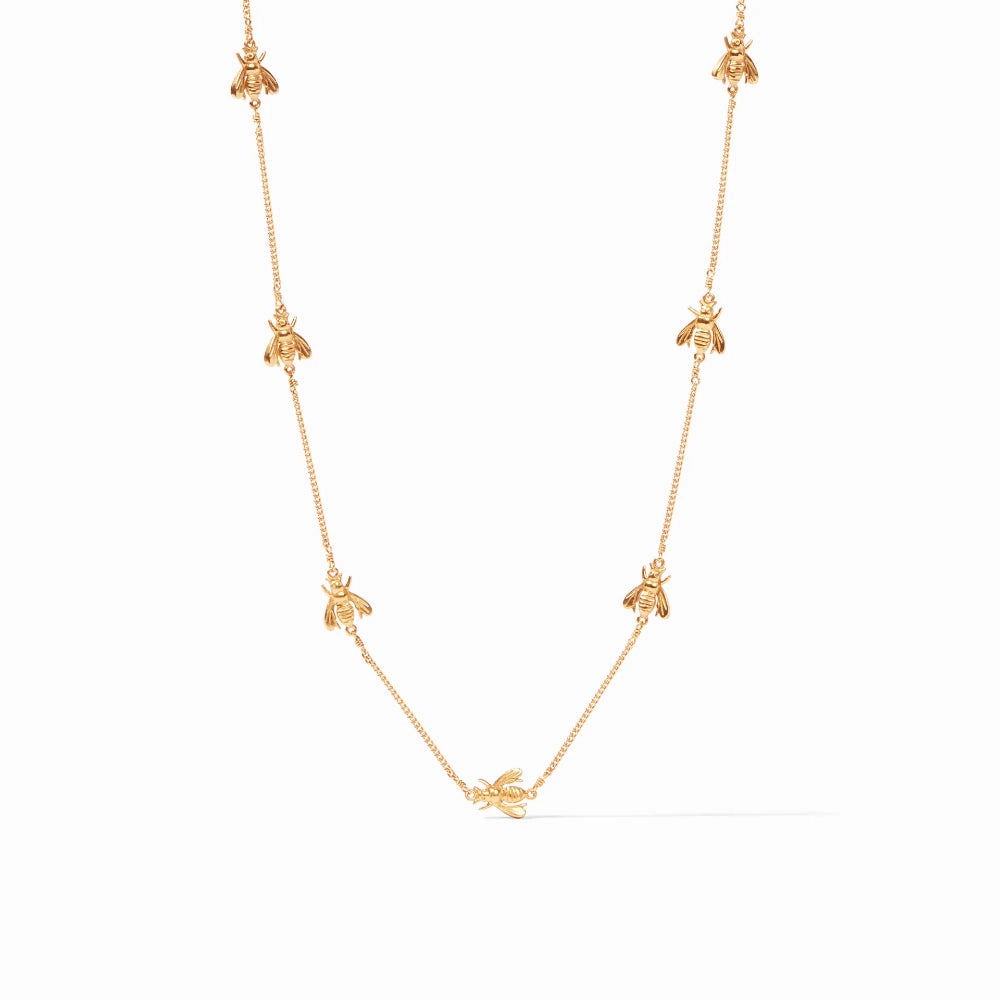 Julie Vos Bee Delicate Station Necklace