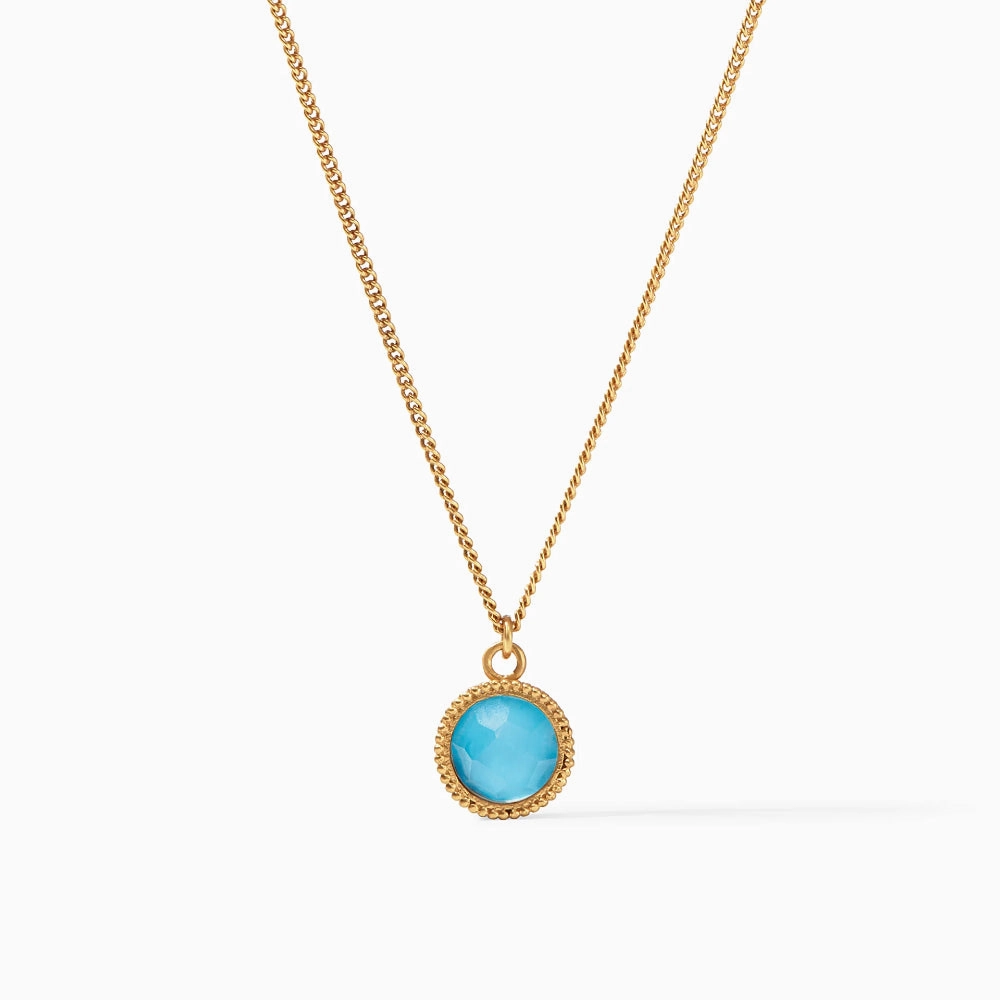 Julie Vos Fleur-de-Lis Solitaire Necklace