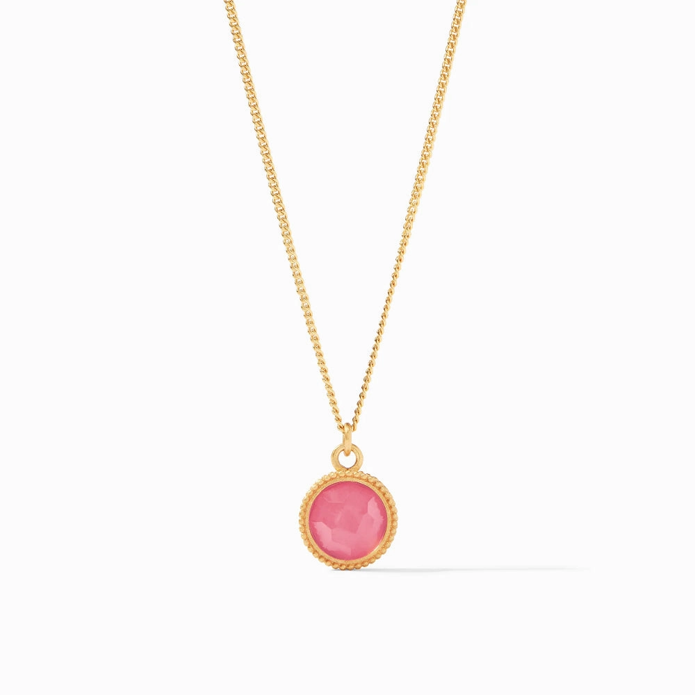 Julie Vos Fleur-de-Lis Solitaire Necklace