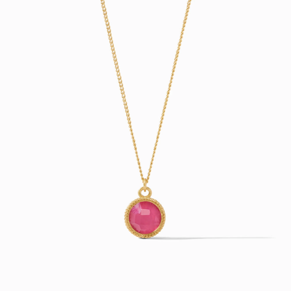 Julie Vos Fleur-de-Lis Solitaire Necklace