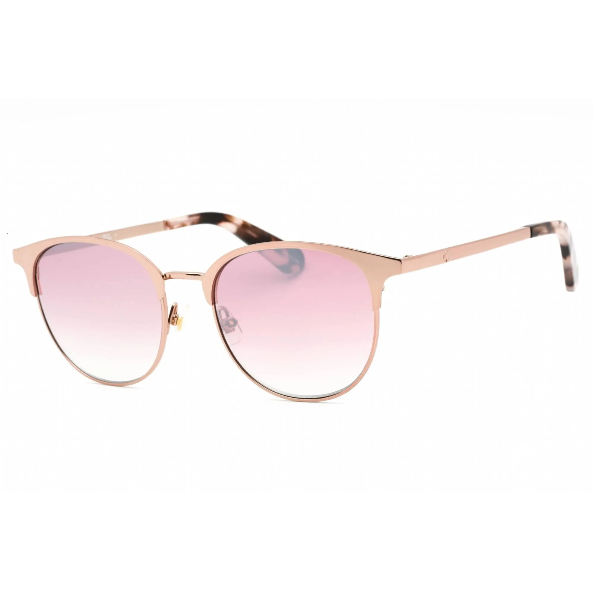 Kate Spade Unisex Sunglasses - Full Rim Pink/Havana Metal Round | JOELYNN/S 0HT8 2S Kate Spade Sunglasses