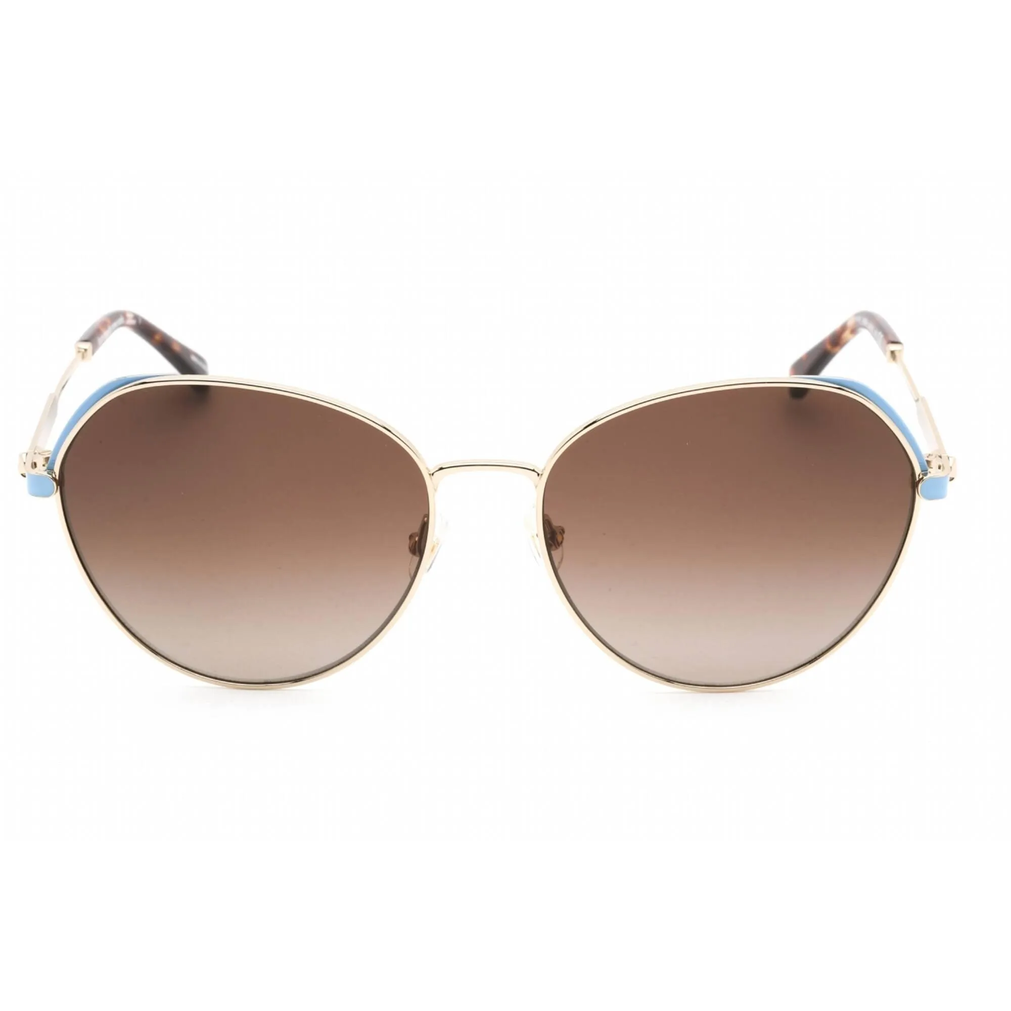 Kate Spade Women's Sunglasses - Full Rim Gold Blue Metal Round | OCTAVIA/G/S 0LKS HA Kate Spade Sunglasses