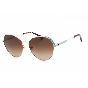 Kate Spade Women's Sunglasses - Full Rim Gold Blue Metal Round | OCTAVIA/G/S 0LKS HA Kate Spade Sunglasses