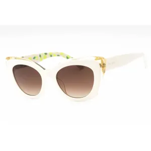 Kate Spade Women's Sunglasses - Ivory Plastic Cat Eye Frame | MARIGOLD/S 0SZJ HA Kate Spade Sunglasses