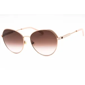 Kate Spade Women's Sunglasses - Red Gold Metal Oval Frame | OCTAVIA/G/S 0AU2 HA Kate Spade Sunglasses