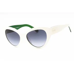 Kate Spade Women's Sunglasses - White Cat Eye Plastic Frame | PAISLEIGH/S 0VK6 9O Kate Spade Sunglasses