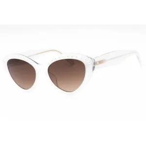 Kate Spade Women's Sunglasses - White Plastic Cat Eye Frame | JUNI/G/S PEARL 0VK6 HA Kate Spade Sunglasses