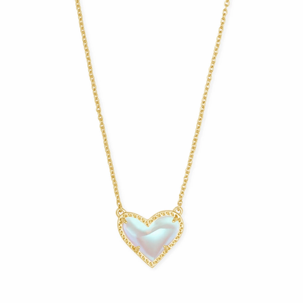 Kendra Scott Ari Heart Gold Pendant Necklace