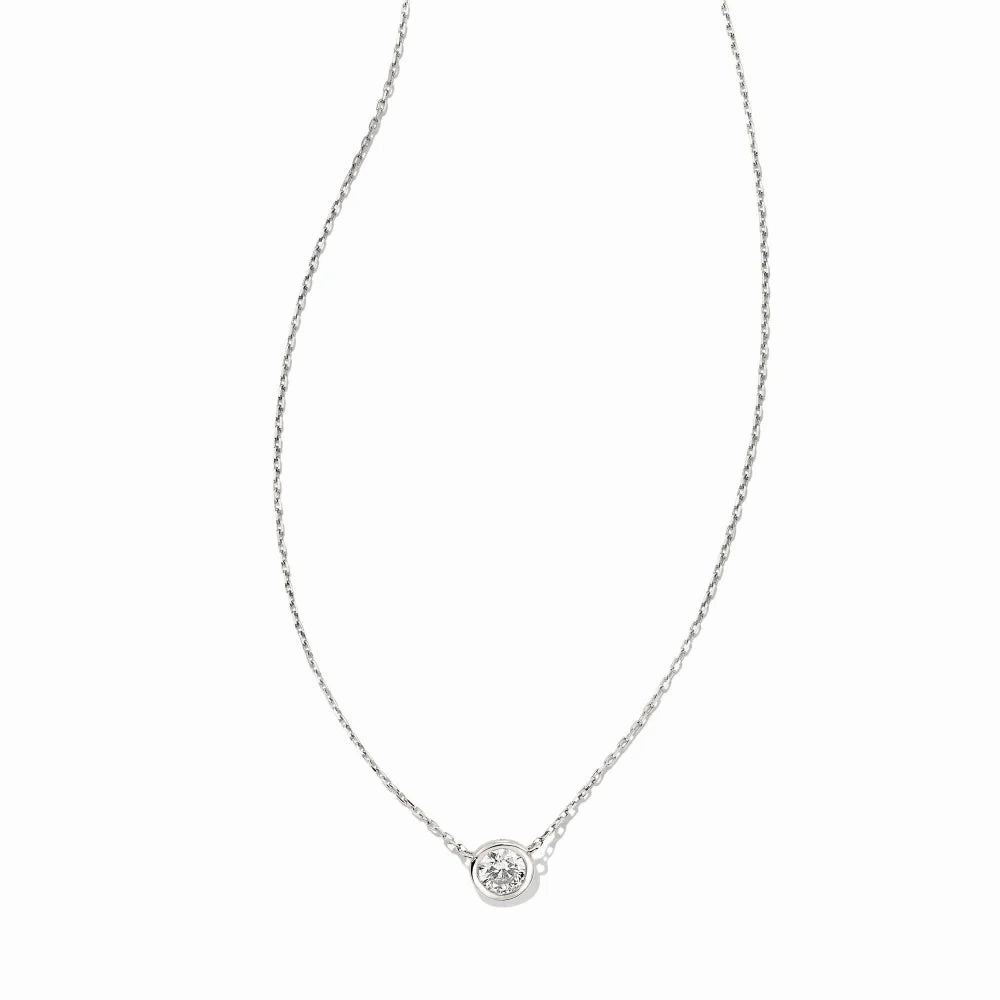 Kendra Scott Audrey 14k Gold Pendant Necklace in .25ct Diamond
